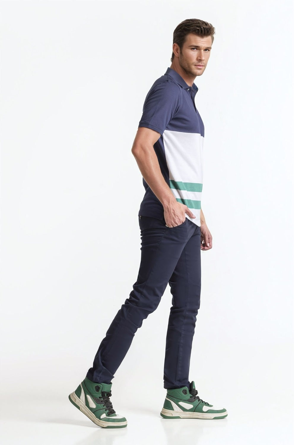 Polo Collar Shirt PS-FSHN24-190