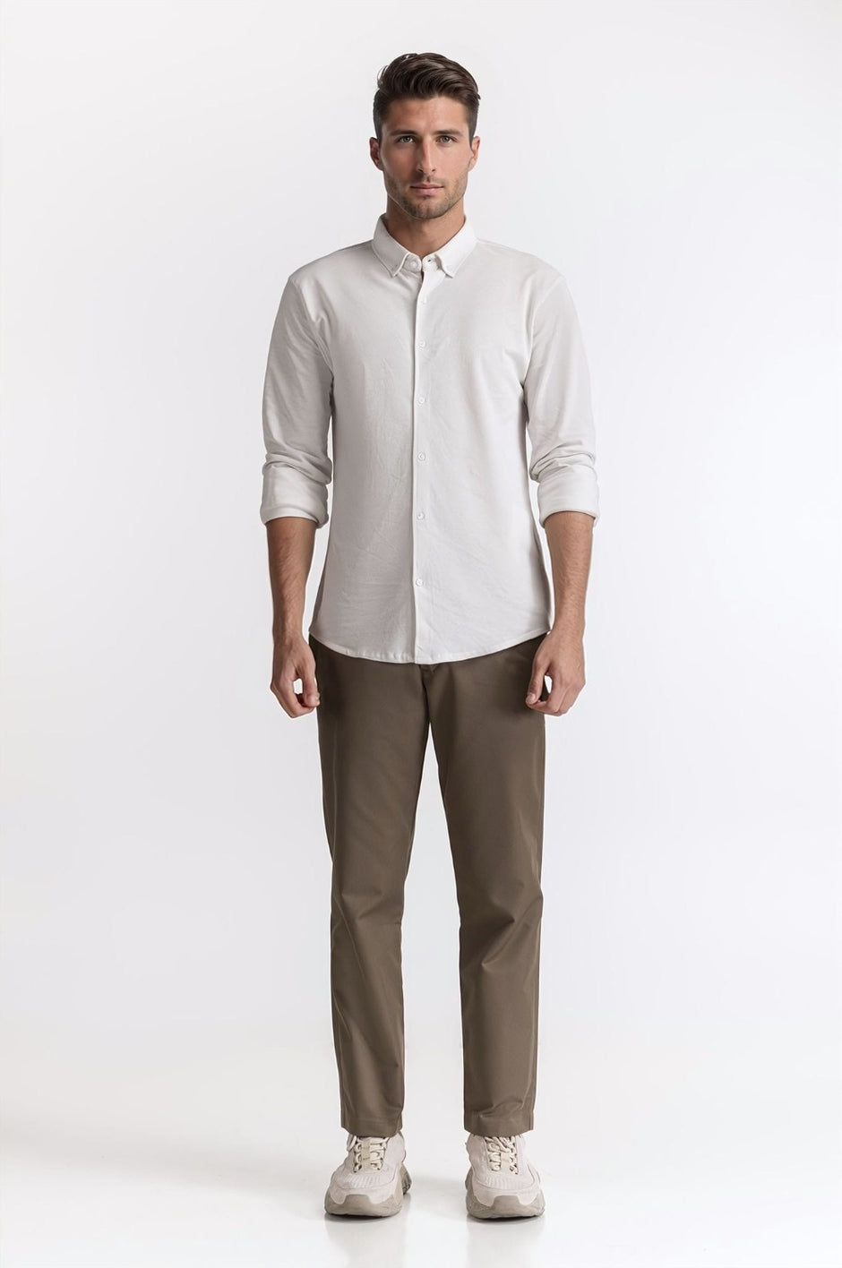 Polo Collar Shirt PS-FSHN24-247