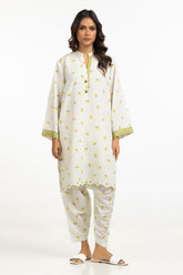 Poly Cambric Printed With Embroidered Co-Ord Set IPST-44539