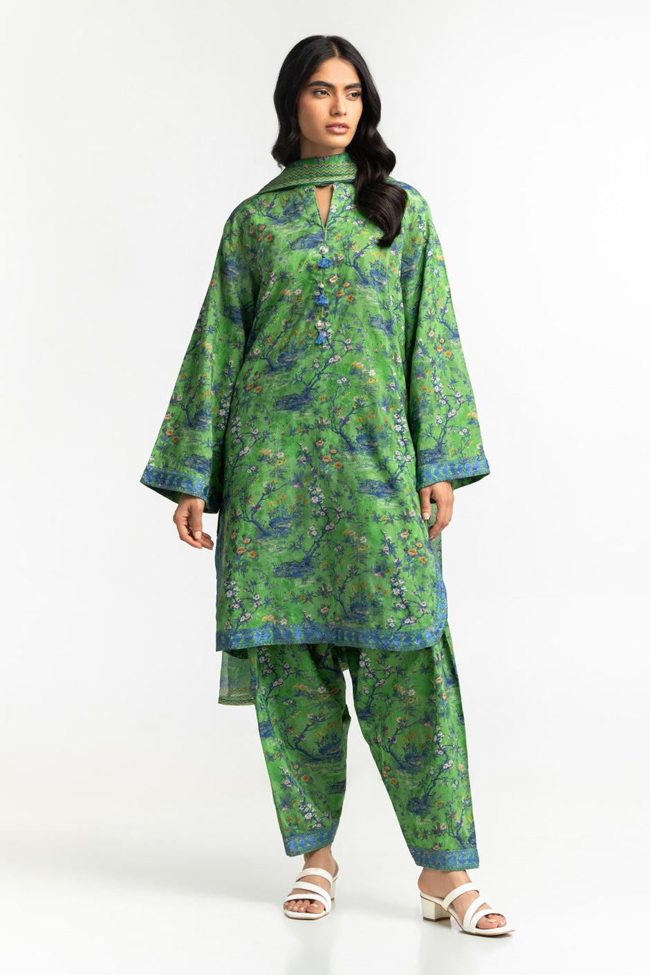 Poly Munar Printed Dupatta IPD-44568