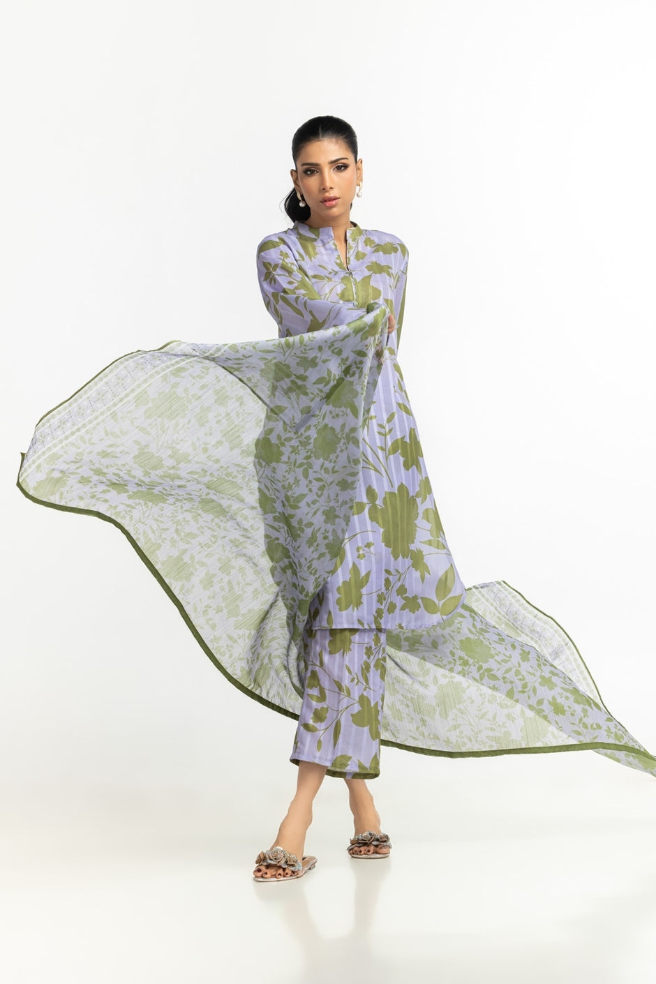 Poly Munar Printed Dupatta