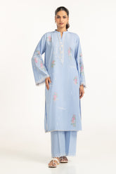 Poly Slub Embroidered Co-Ord Set IPST-44357