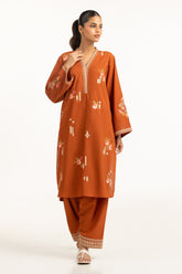 Poly Slub Embroidered Co-Ord Set IPST-44358