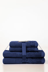 Poseidon Jacquard Dyed Towel 4Pcs Set