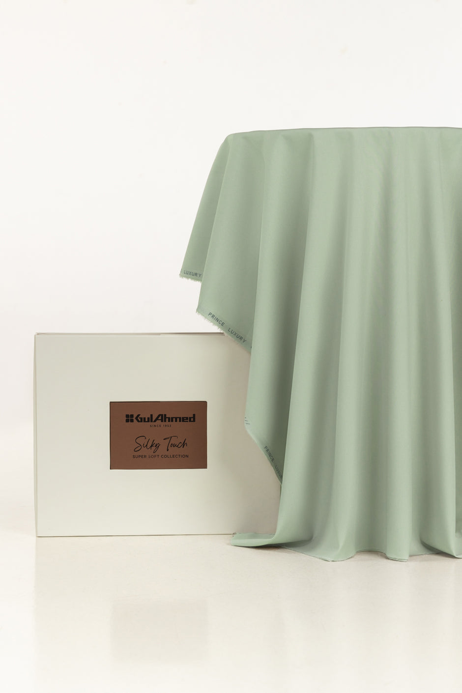 Prince Luxury Plus Unstitched Fabric Cotton with Gift Box