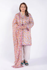 3 Piece Unstitched Printed Lawn Suit with Printed Chiffon Dupatta BM-52030