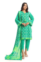 3 Piece Unstitched Printed Lawn Suit CL-52445 A