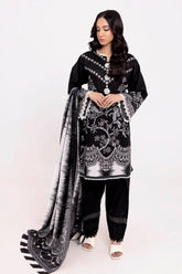 3 Piece Unstitched Printed Lawn Suit B-52009