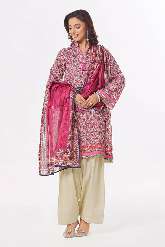 3 Piece Unstitched Printed Lawn Suit CLP-42202