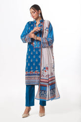 3 Piece Unstitched Printed Lawn Suit CLP-42218