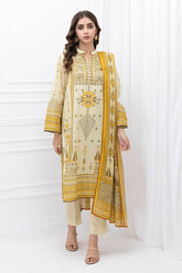 3 Piece Unstitched Printed Lawn Suit CLP-52043