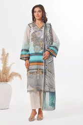 3 Piece Unstitched Printed Lawn Suit CLP-52095