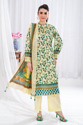 3 Piece Unstitched Printed Lawn Suit CLP-52098