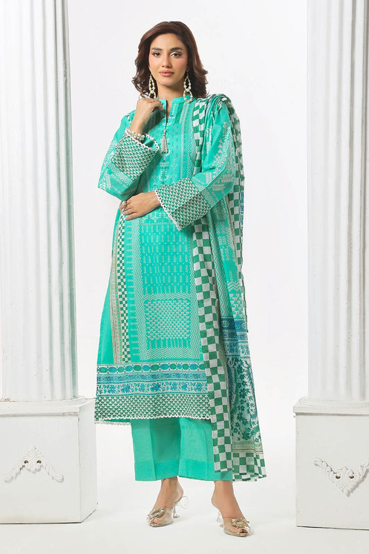 3 Piece Unstitched Printed Lawn Suit CLP-52104