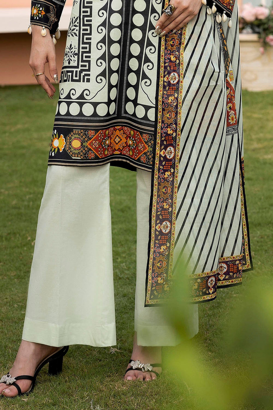 3 Piece Unstitched Printed Lawn Suit