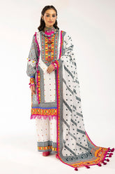 3 Piece Unstitched Printed Lawn Suit CL-52590