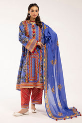 3 Piece Unstitched Printed Lawn Suit CL-52592