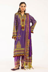 3 Piece Unstitched Printed Lawn Suit CL-52594