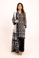 3 Piece Unstitched Printed Lawn Suit B-52001