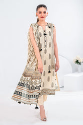3 Piece Unstitched Printed Lawn Suit CL-62012
