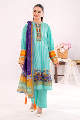 3 Piece Unstitched Printed Lawn Suit CLP-42230