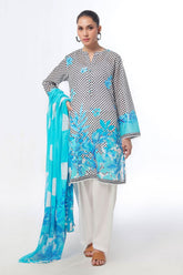 3 Piece Unstitched Printed Lawn Suit CLP-52082