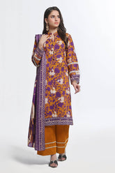 3 Piece Unstitched Printed Lawn Suit CLP-52086