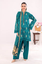 3 Piece Unstitched Printed Lawn Suit CLP-52088