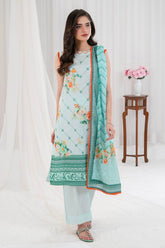 3 Piece Unstitched Printed Lawn Suit CLP-52140