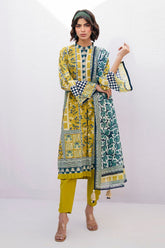 3 Piece Unstitched Printed Lawn Suit SD-52115
