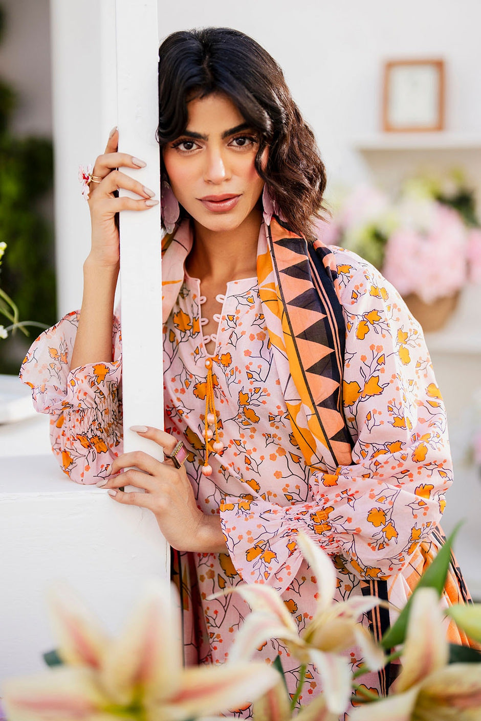 3 Piece Unstitched Printed Lawn Suit