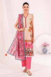 3 Piece Unstitched Printed Lawn Suit SD-52140
