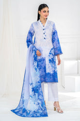 3 Piece Unstitched Printed Lawn Suit SD-52018