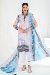 3 Piece Unstitched Printed Lawn Suit SD-52088