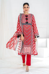 3 Piece Unstitched Printed Lawn Suit SD-52093
