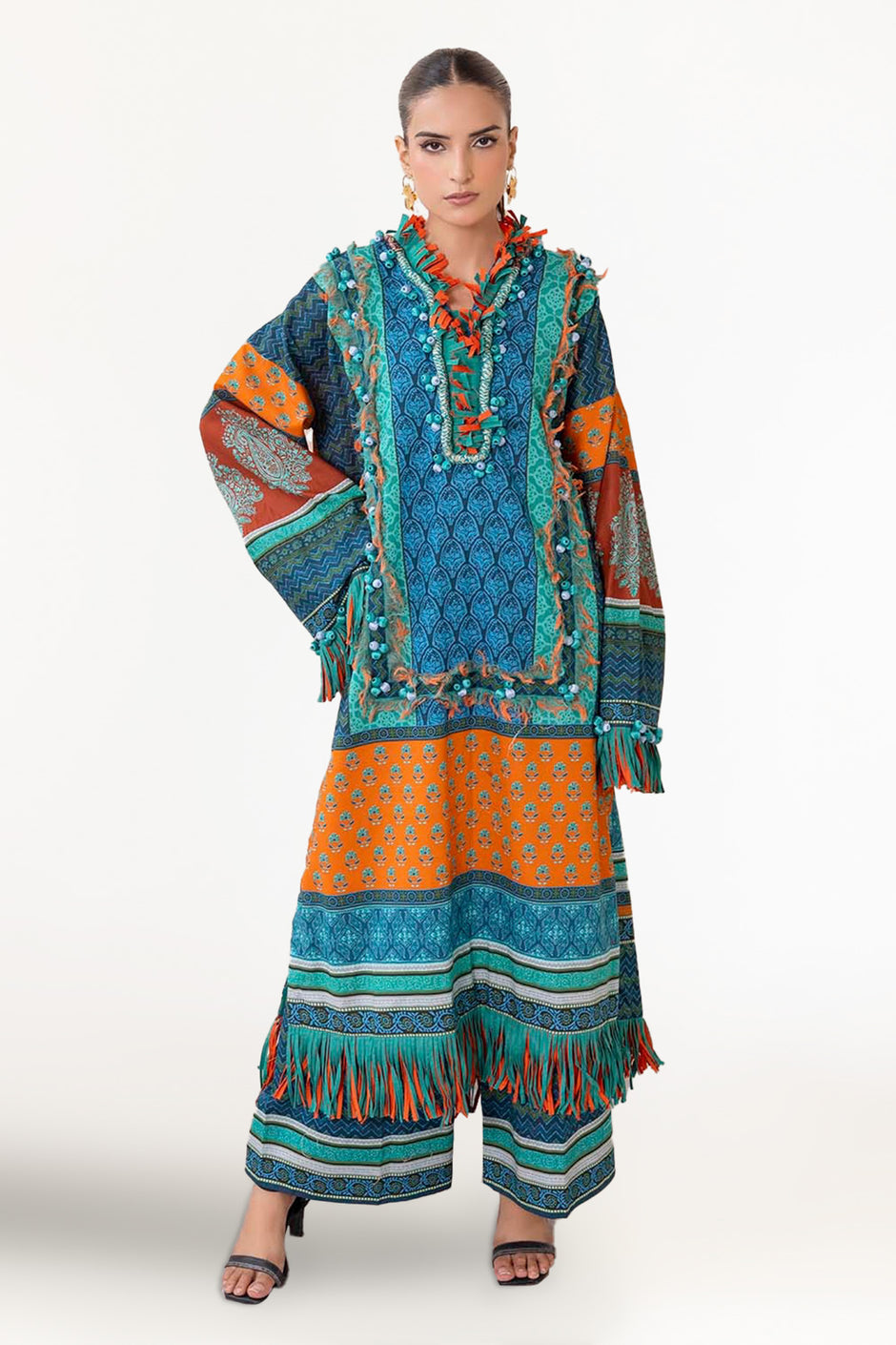 2 Piece Unstitched Printed Lawn Suit TL-52143