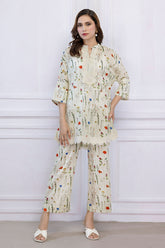 2 Piece Unstitched Printed Lawn Suit TLP-42034
