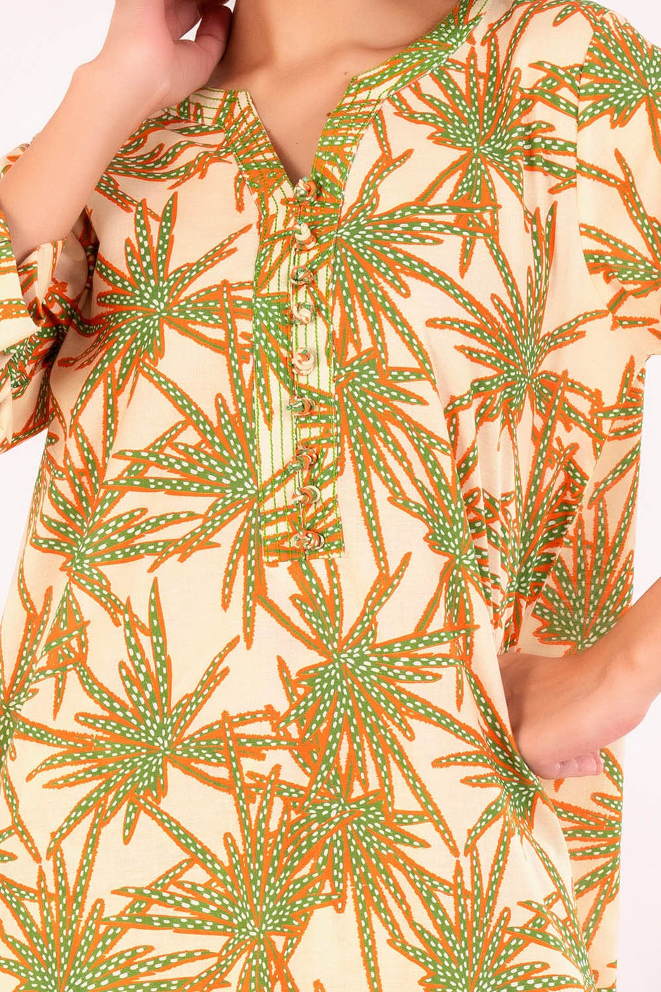 2 Piece Unstitched Printed Lawn Suit