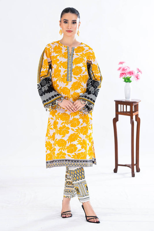 2 Piece Unstitched Printed Lawn Suit TLP-52016