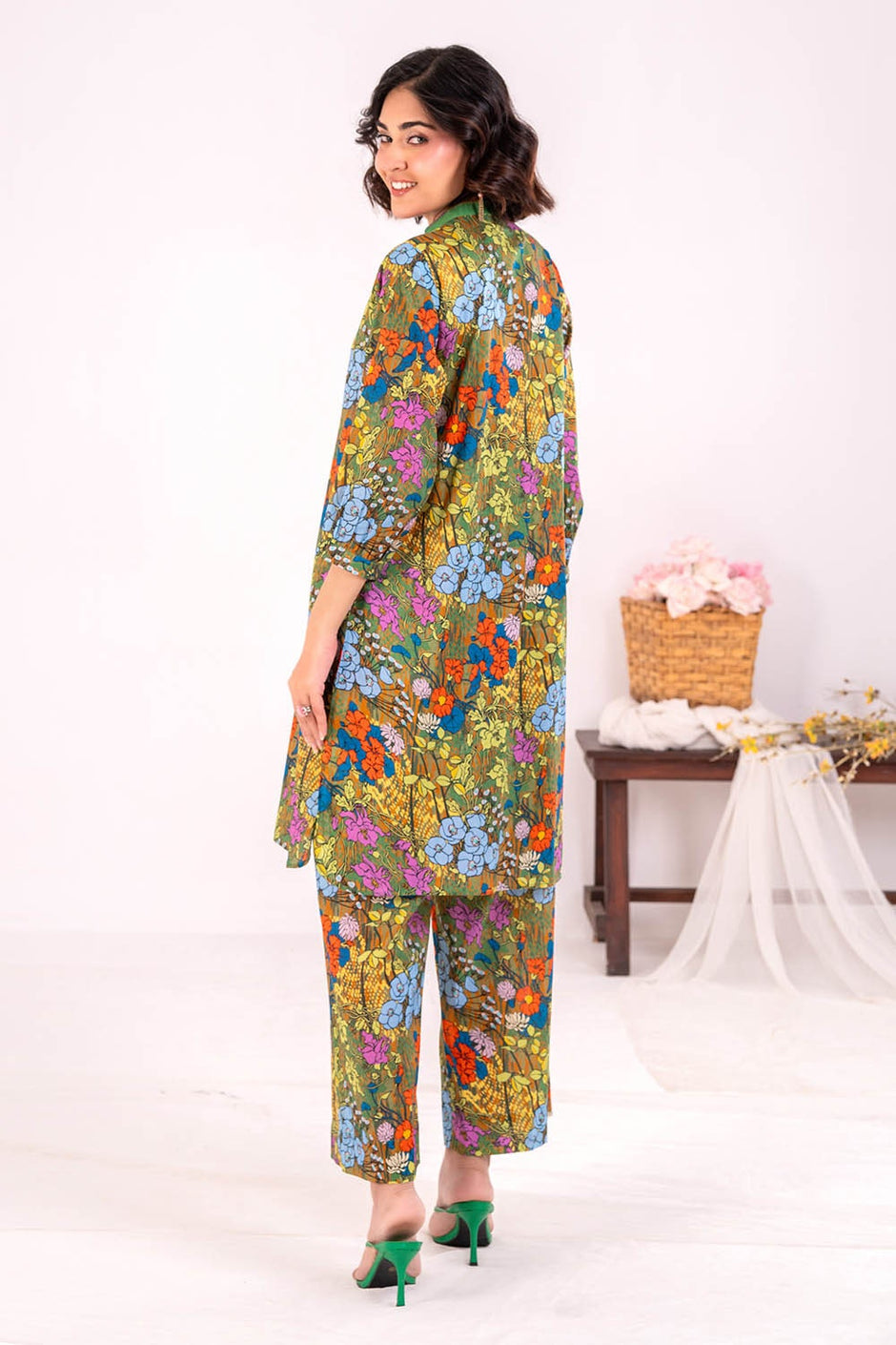 2 Piece Unstitched Printed Lawn Suit