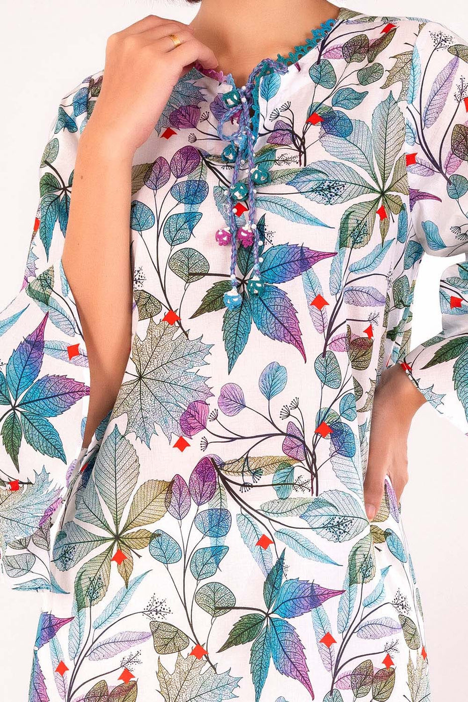 2 Piece Unstitched Printed Lawn Suit