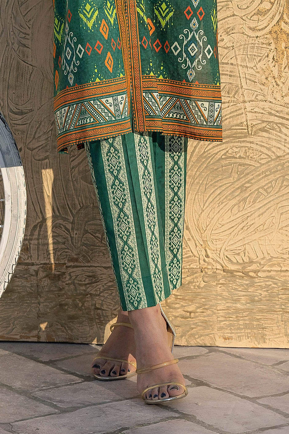 2 Piece Unstitched Printed Lawn Suit