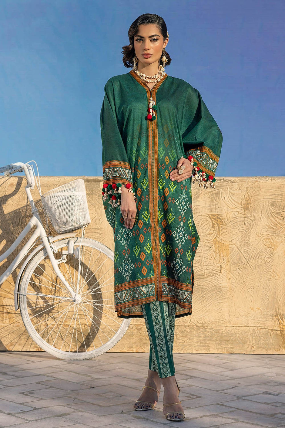 2 Piece Unstitched Printed Lawn Suit