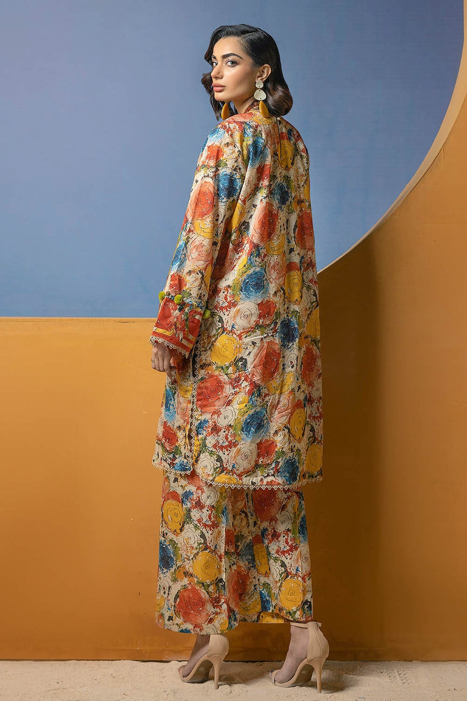 2 Piece Unstitched Printed Lawn Suit