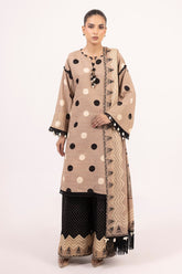 3 Piece Unstitched Mehsuri Stripe Khaddar Suit K-52058