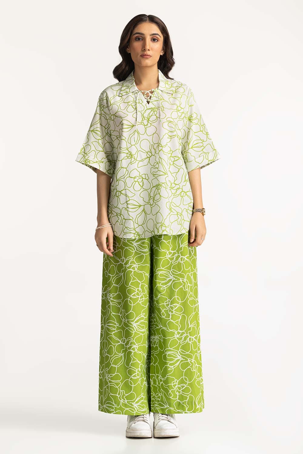 Printed Collar Shirt WM-CS-SS24-024