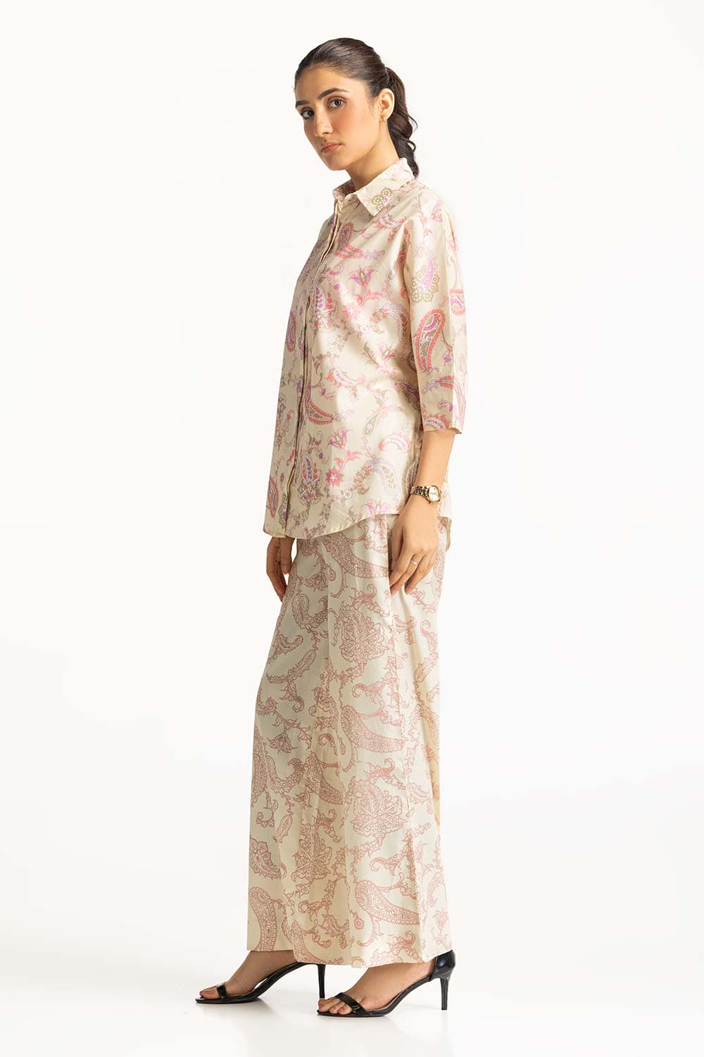 Printed Collar Shirt WM-CS-SS24-029