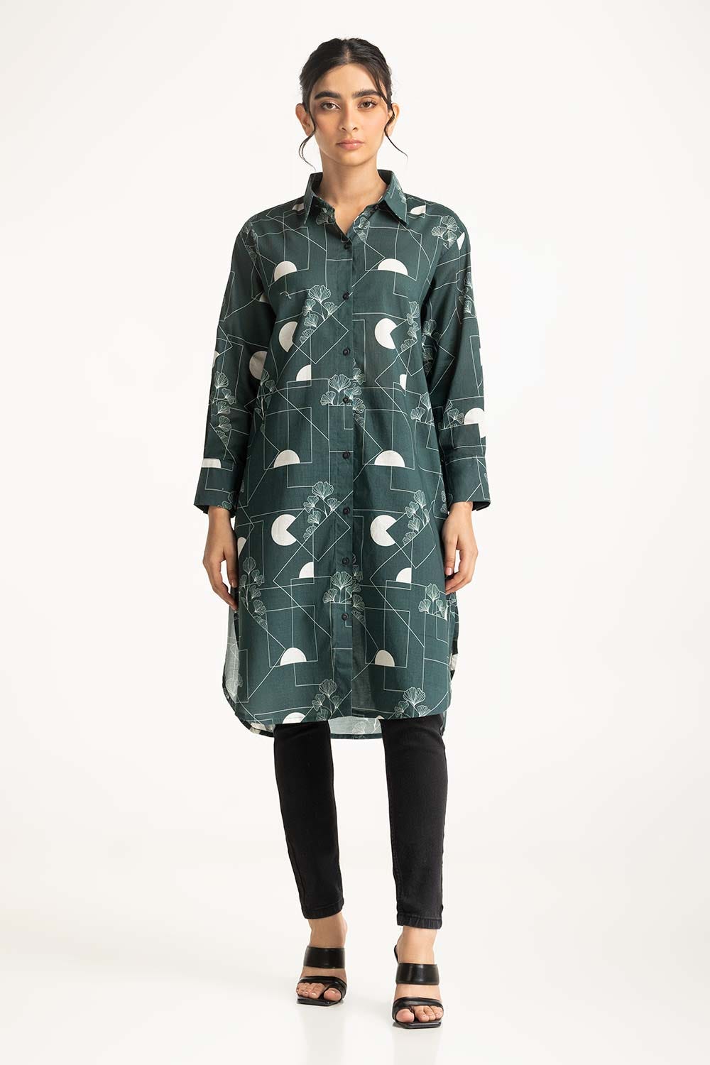 Printed tunic dress WM-DRS-SS24-028