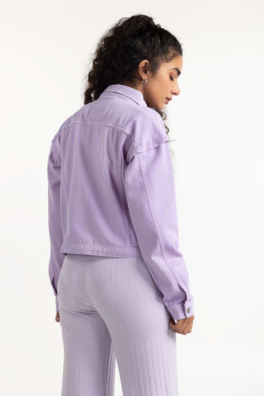 Lilac Non Denim Jacket 224-210-049