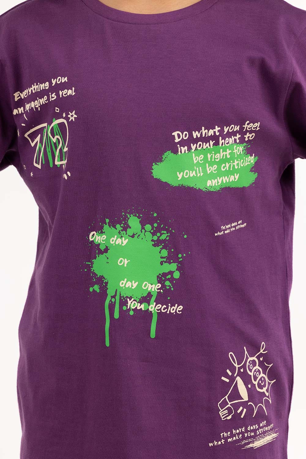 Junior Boy Purple Passion T-Shirt 224-313-038